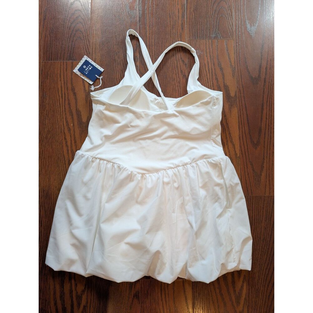 Roller Rabbit Target White Bubble Dress Shorts Racerback Tennis Pickleball